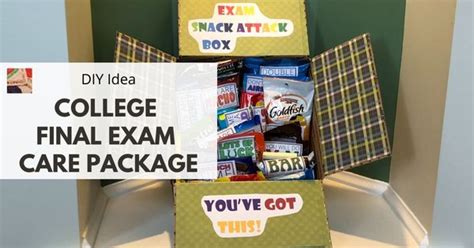 test taking care package|exam care package template.